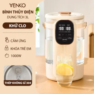 Bình thủy điện Venko đun nước giữ ấm