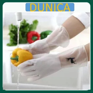 Găng Tay Cao Su Rửa Bát Hình Hươu Hạc Cò Môi