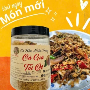 Cá Giã Tỏi Ớt Hủ - Vị Miền Trung - Cay Nhẹ - Chế Biến Từ Cá Tươi