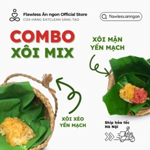 COMBO 2 loại xôi yến mạch Flawless