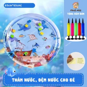 Thảm nhún thảm đệm nước cho bé chống tràn
